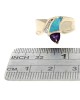 Trillion Amethyst, Opal Panel and Diamond Ring